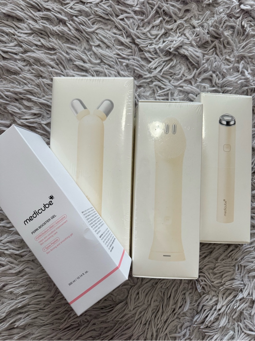 NIB Medicube Mini Booster Pro Plus TRIO BUNDLE IN BEIGE Sealed Authentic